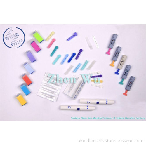 sterile steel blood lancet